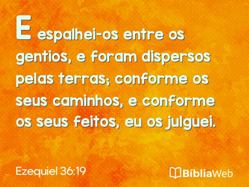 Ezequiel 36:19 em imagem para compartilhar
