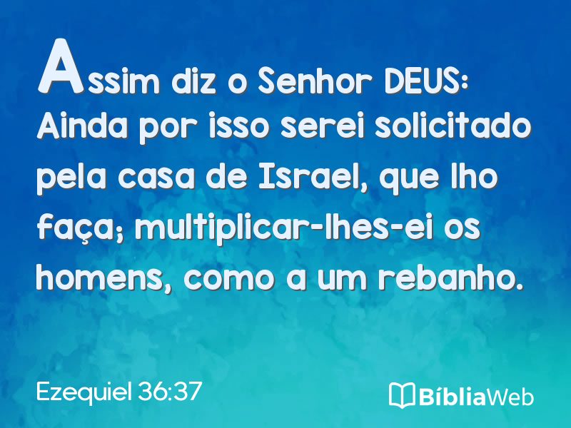 Ezequiel 36:37 em imagem para compartilhar