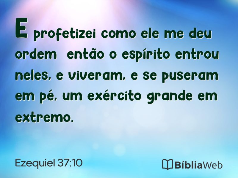 Ezequiel 37:10 em imagem para compartilhar