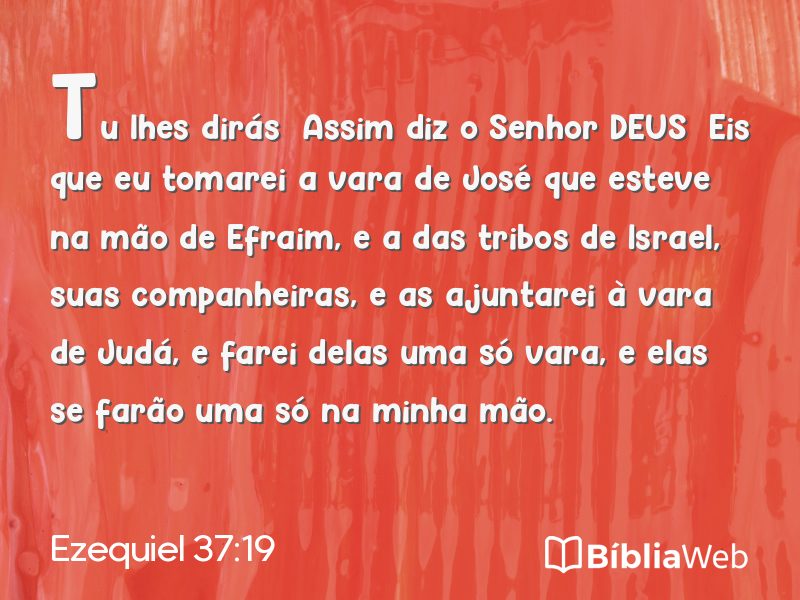Ezequiel 37:19 em imagem para compartilhar
