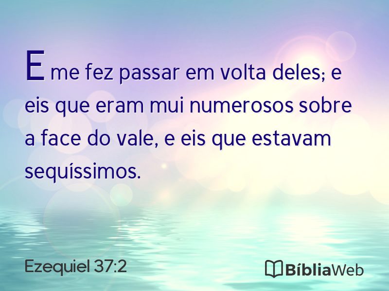 Ezequiel 37:2 em imagem para compartilhar