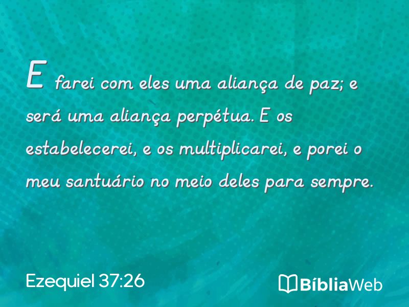 Ezequiel 37:26 em imagem para compartilhar