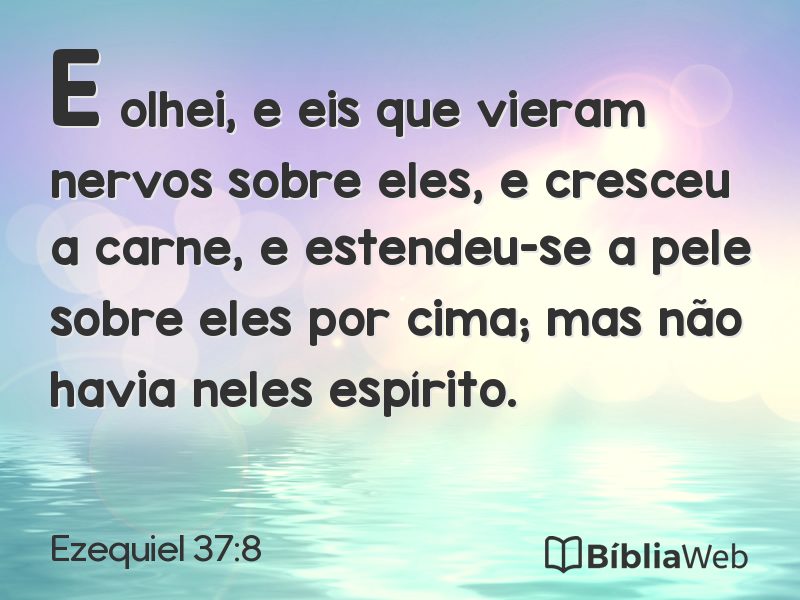 Ezequiel 37:8 em imagem para compartilhar