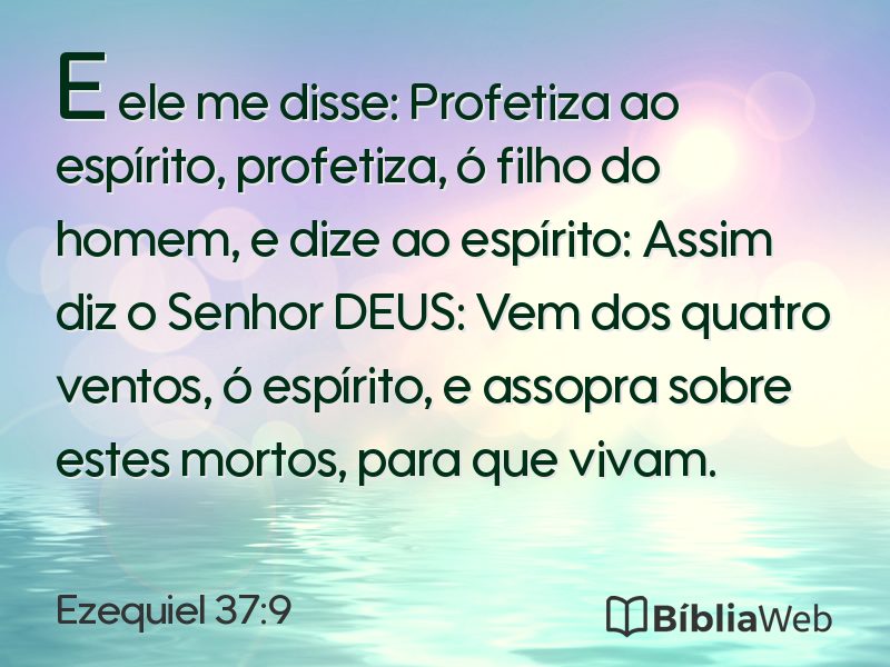 Ezequiel 37:9 em imagem para compartilhar