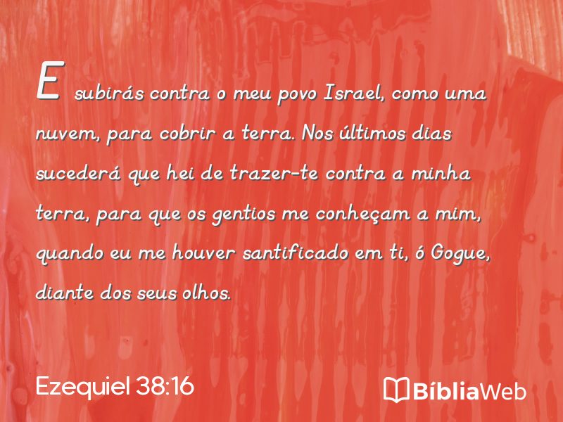 Ezequiel 38:16 em imagem para compartilhar
