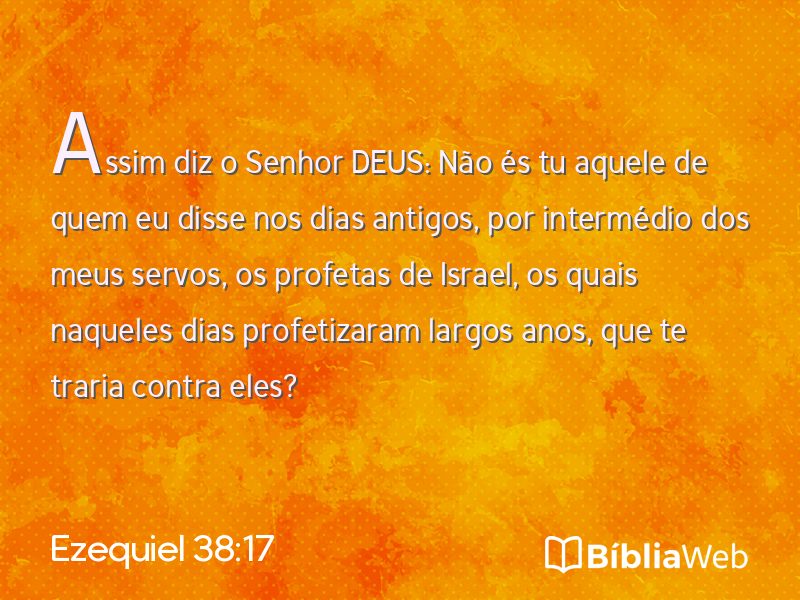 Ezequiel 38:17 em imagem para compartilhar