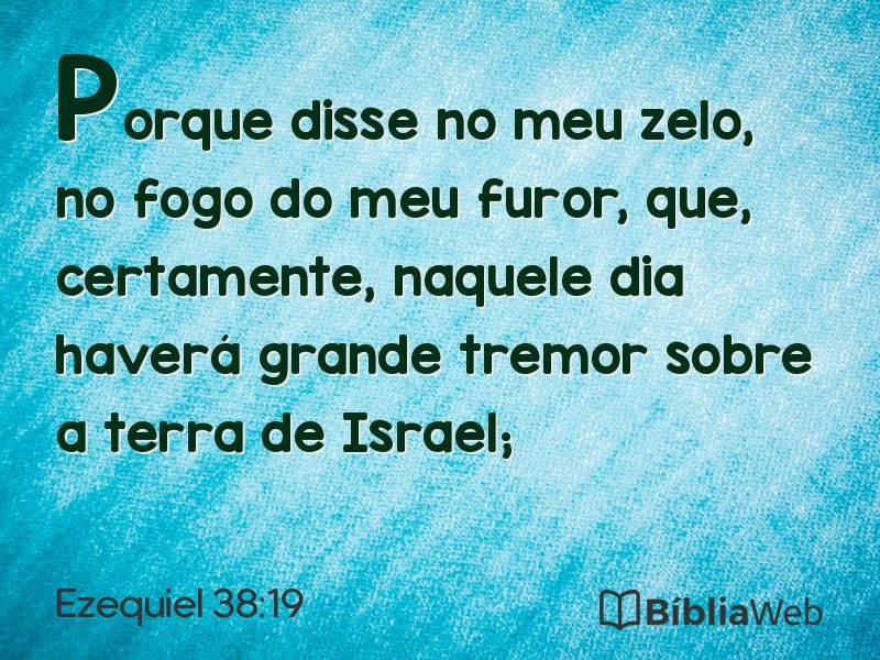 Ezequiel 38:19 em imagem para compartilhar