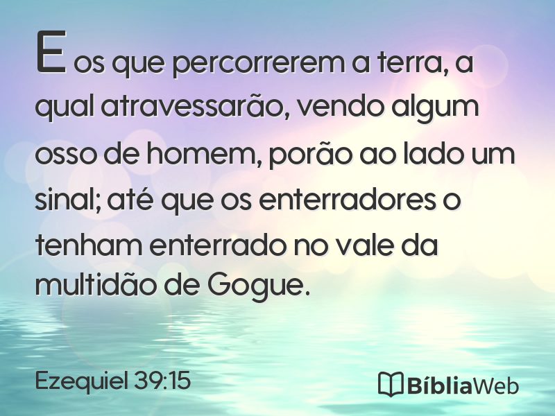 Ezequiel 39:15 em imagem para compartilhar