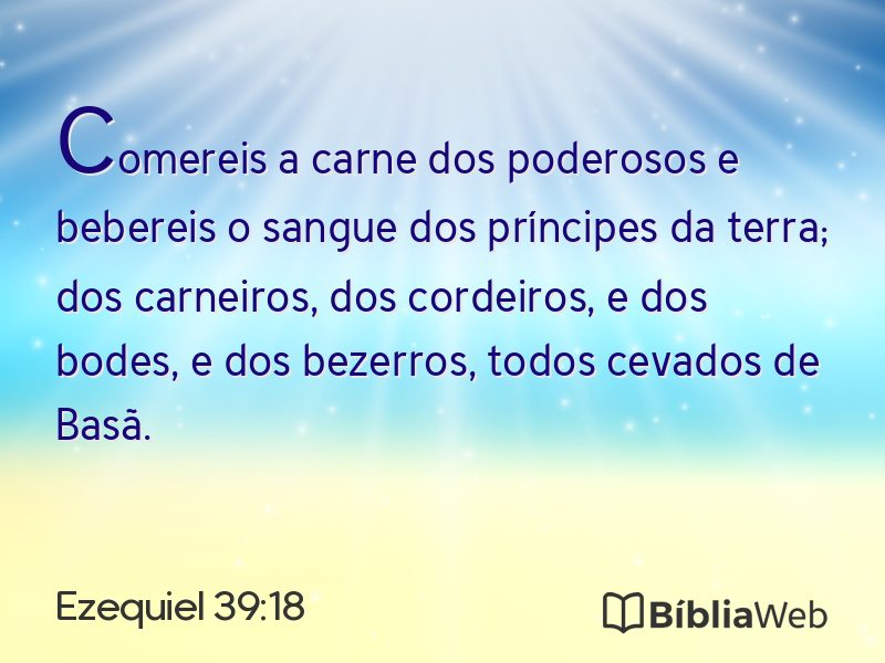 Ezequiel 39:18 em imagem para compartilhar