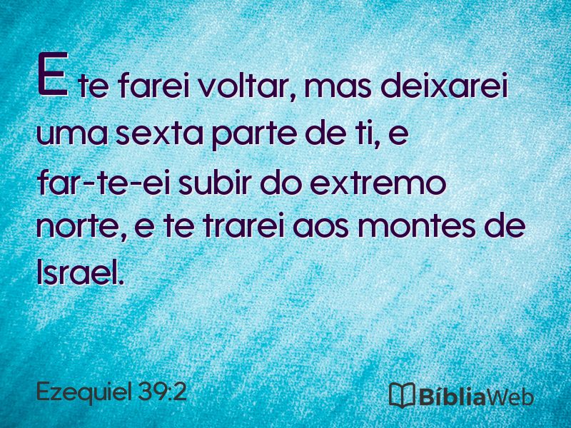 Ezequiel 39:2 em imagem para compartilhar