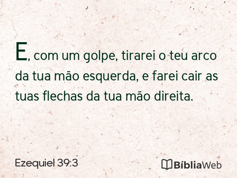 Ezequiel 39:3 em imagem para compartilhar