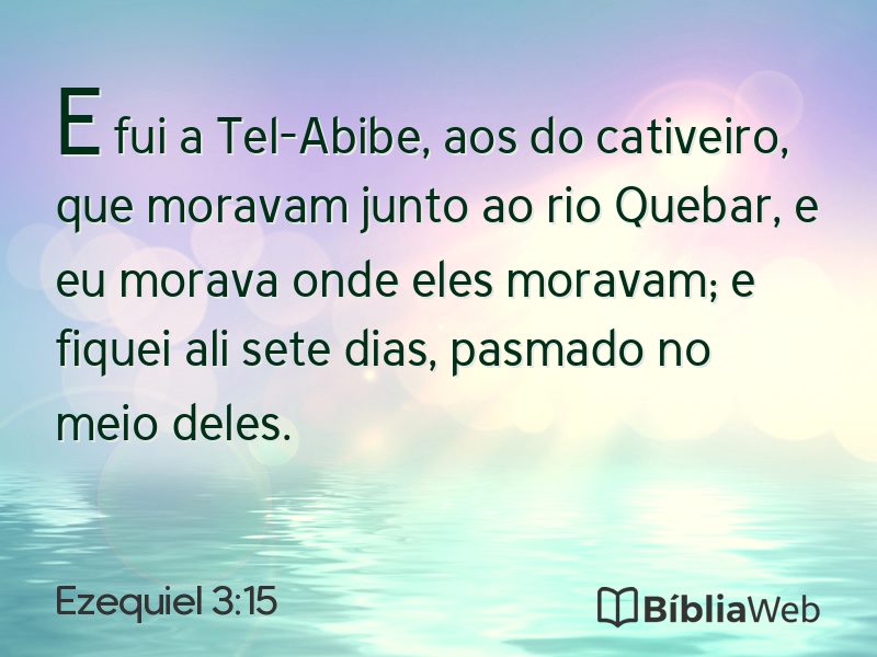 Ezequiel 3:15 em imagem para compartilhar