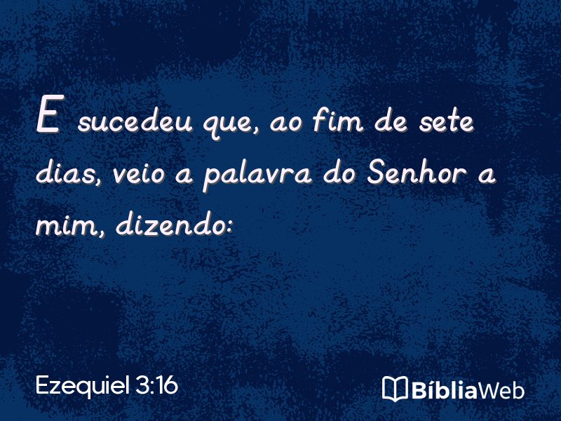 Ezequiel 3:16 em imagem para compartilhar