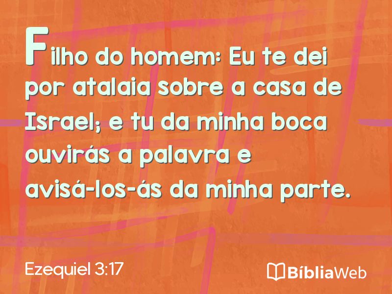 Ezequiel 3:17 em imagem para compartilhar