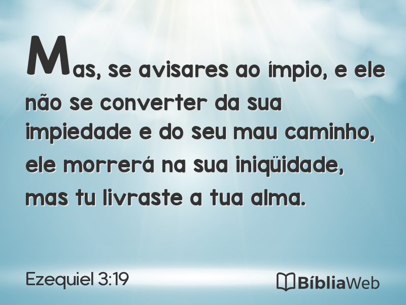 Ezequiel 3:19 em imagem para compartilhar