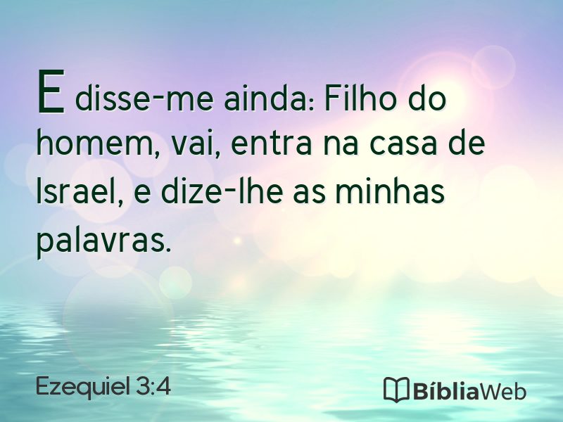 Ezequiel 3:4 em imagem para compartilhar