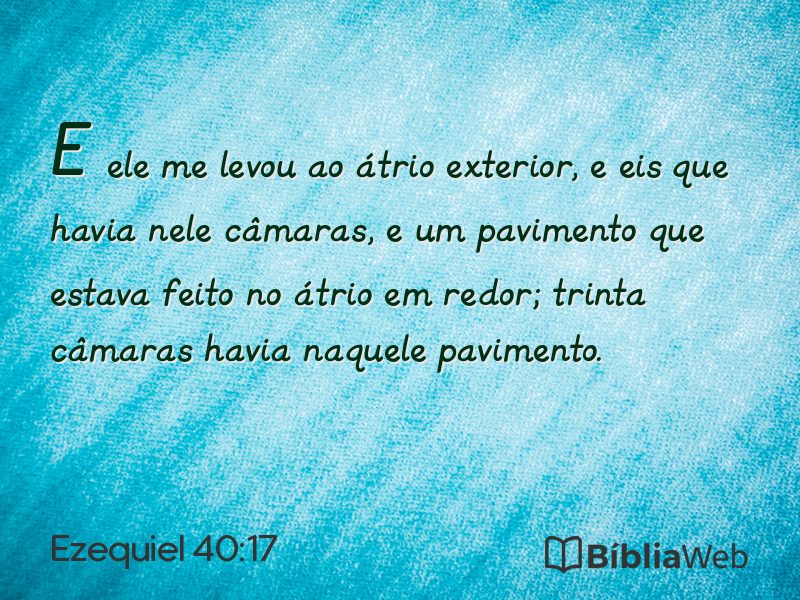 Ezequiel 40:17 em imagem para compartilhar