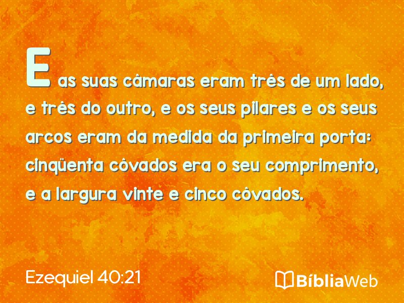 Ezequiel 40:21 em imagem para compartilhar
