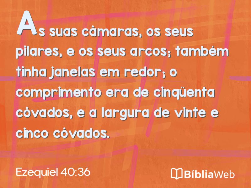 Ezequiel 40:36 em imagem para compartilhar