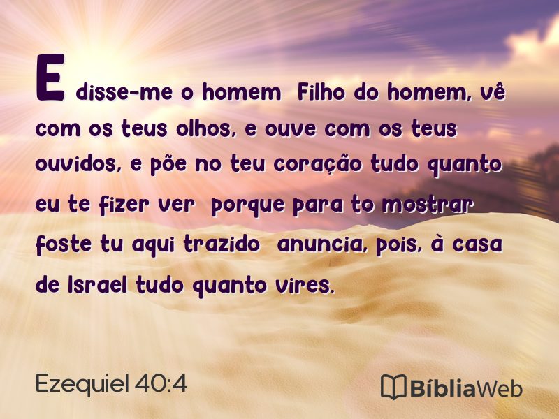 Ezequiel 40:4 em imagem para compartilhar