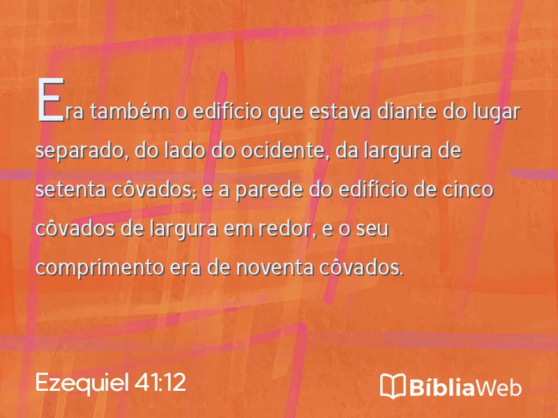 Ezequiel 41:12 em imagem para compartilhar