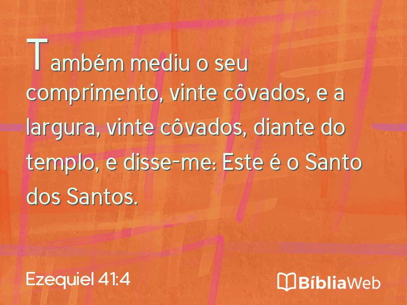 Ezequiel 41:4 em imagem para compartilhar