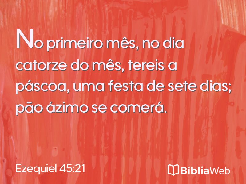 Ezequiel 45:21 em imagem para compartilhar
