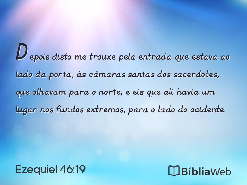 Ezequiel 46:19 em imagem para compartilhar