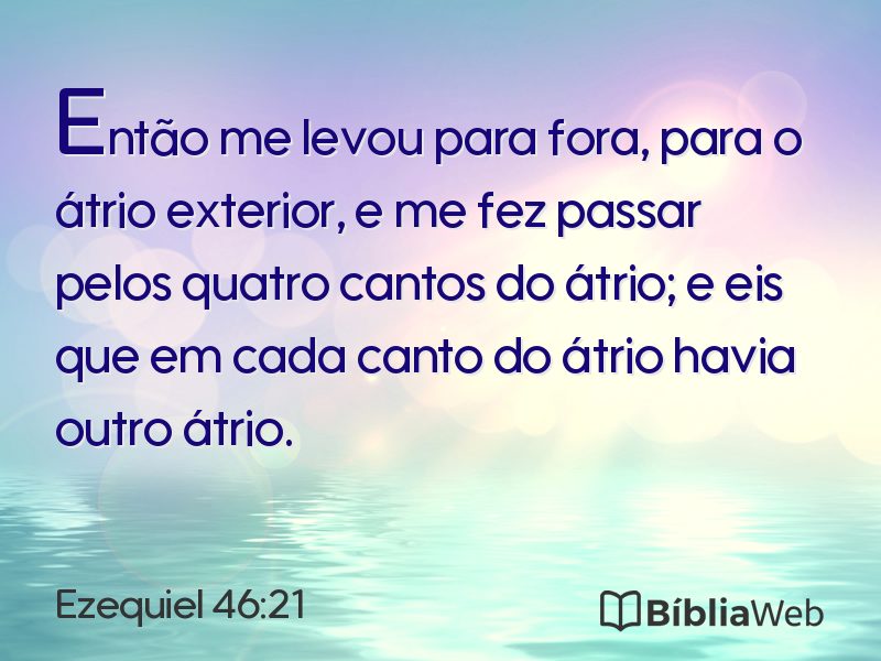 Ezequiel 46:21 em imagem para compartilhar