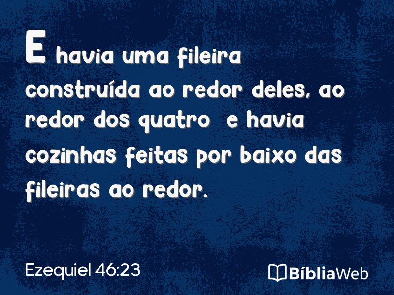 Ezequiel 46:23 em imagem para compartilhar