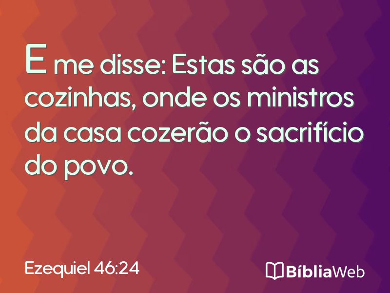Ezequiel 46:24 em imagem para compartilhar