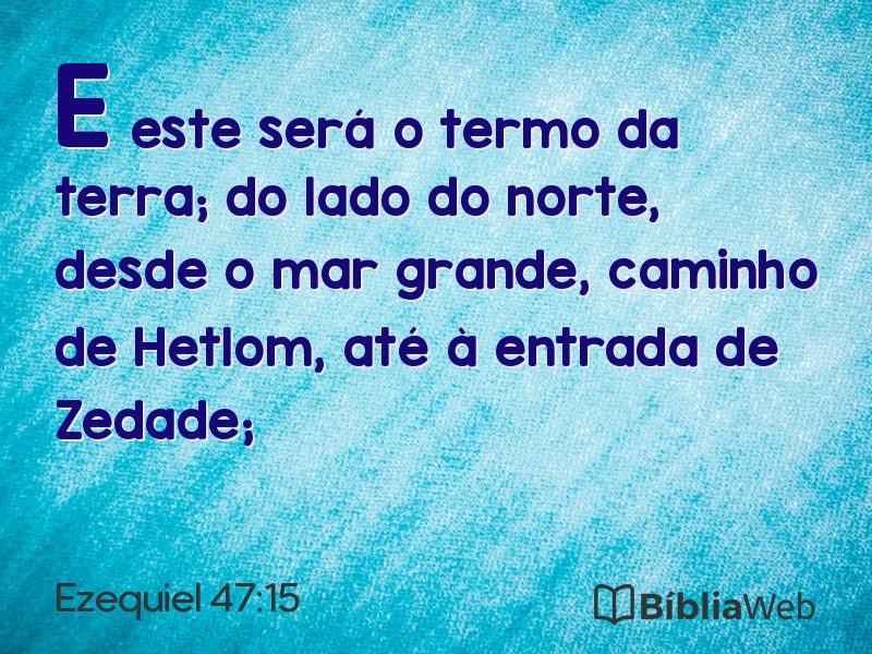 Ezequiel 47:15 em imagem para compartilhar