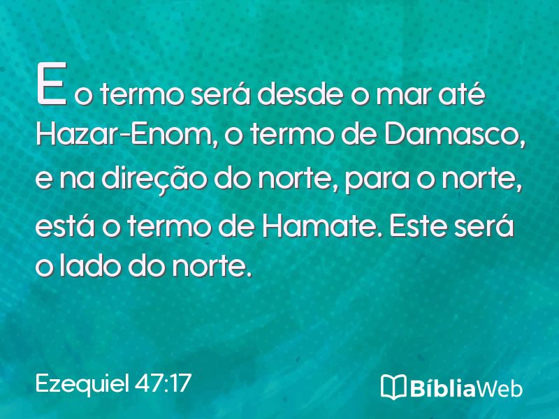 Ezequiel 47:17 em imagem para compartilhar