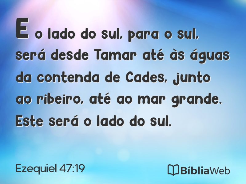 Ezequiel 47:19 em imagem para compartilhar