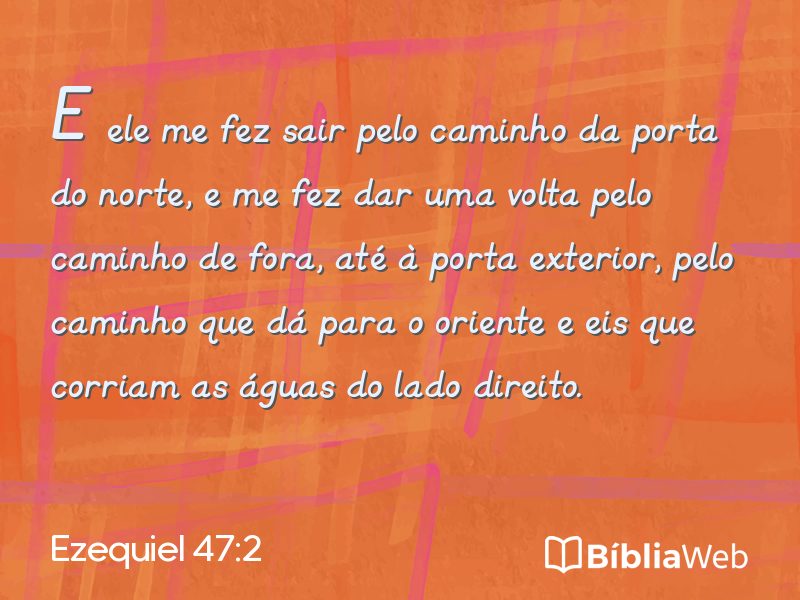 Ezequiel 47:2 em imagem para compartilhar