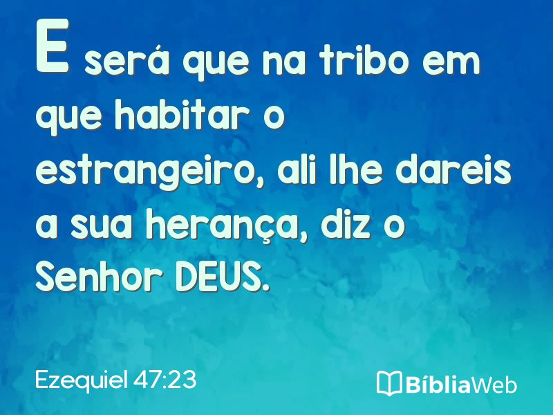Ezequiel 47:23 em imagem para compartilhar