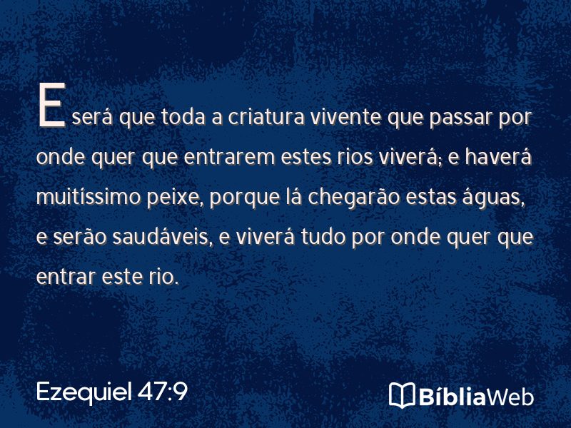 Ezequiel 47:9 em imagem para compartilhar