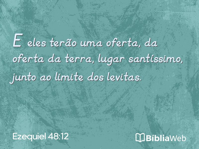 Ezequiel 48:12 em imagem para compartilhar