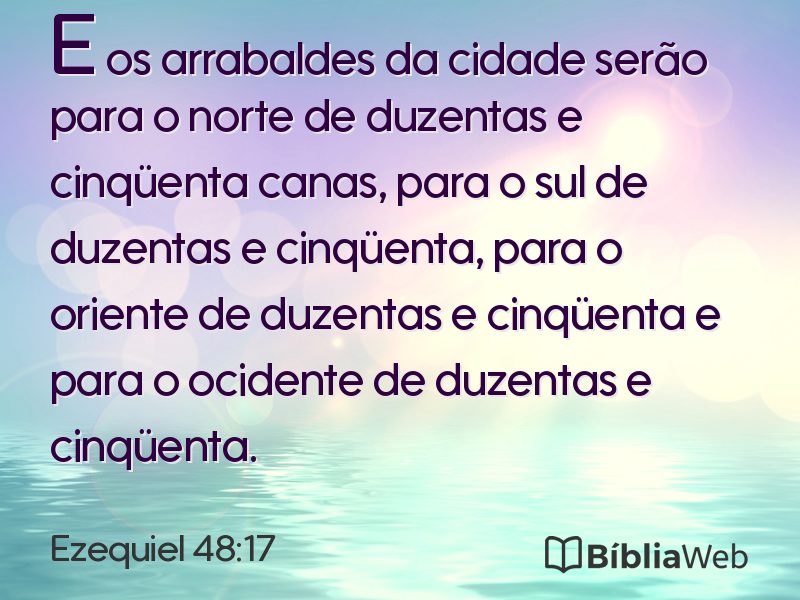 Ezequiel 48:17 em imagem para compartilhar