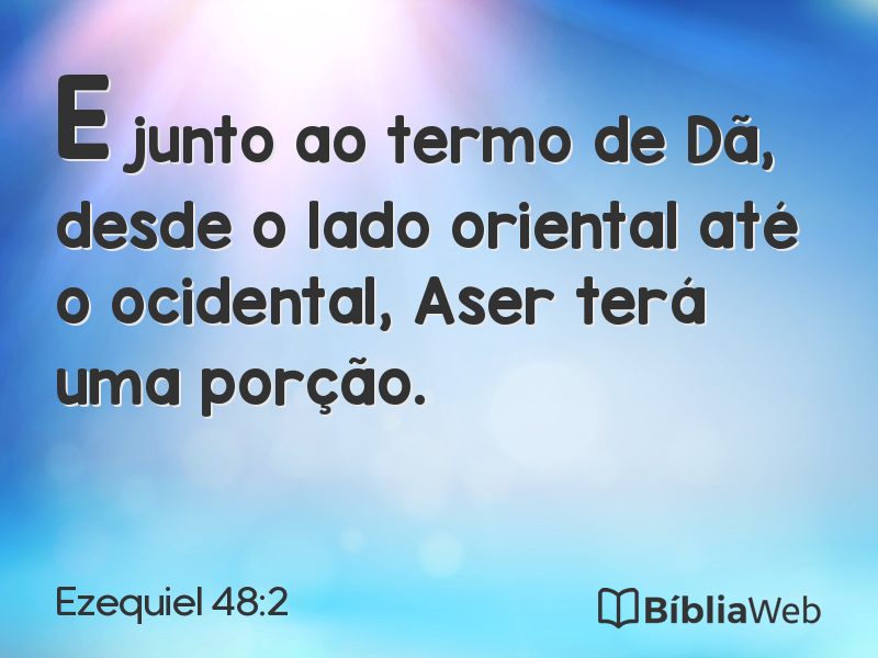 Ezequiel 48:2 em imagem para compartilhar