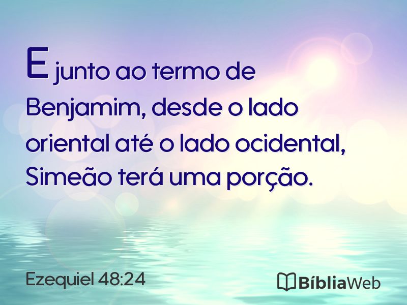 Ezequiel 48:24 em imagem para compartilhar