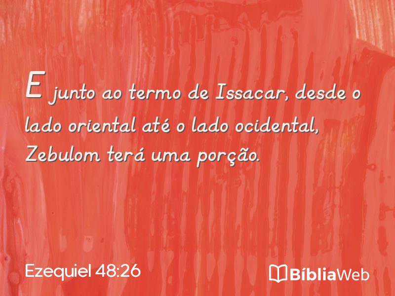 Ezequiel 48:26 em imagem para compartilhar