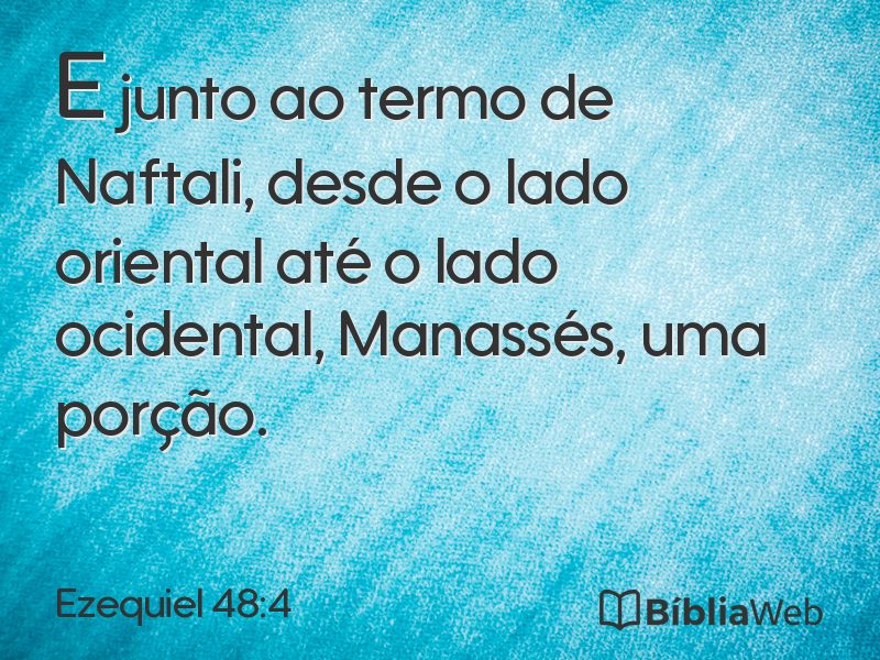 Ezequiel 48:4 em imagem para compartilhar