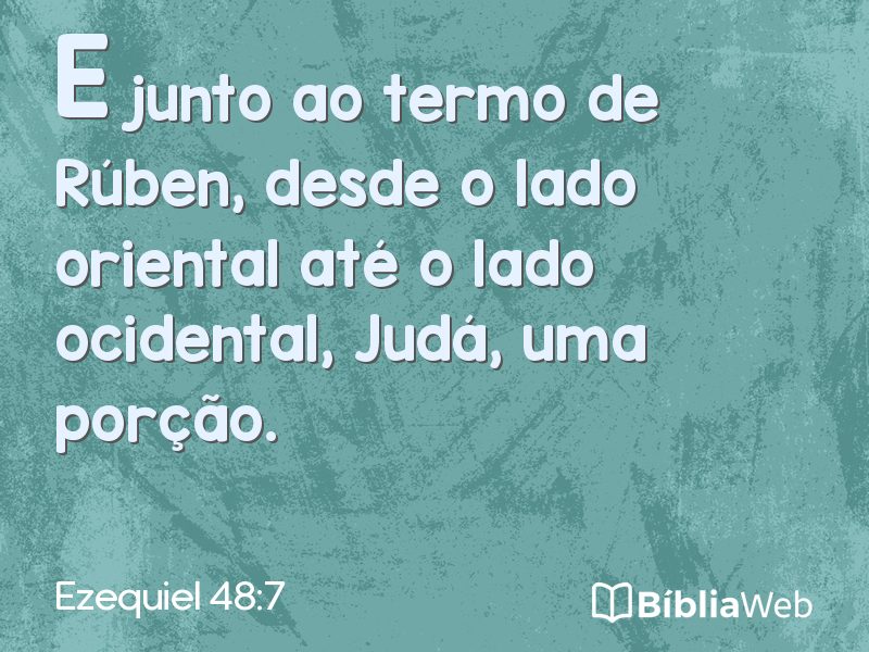 Ezequiel 48:7 em imagem para compartilhar