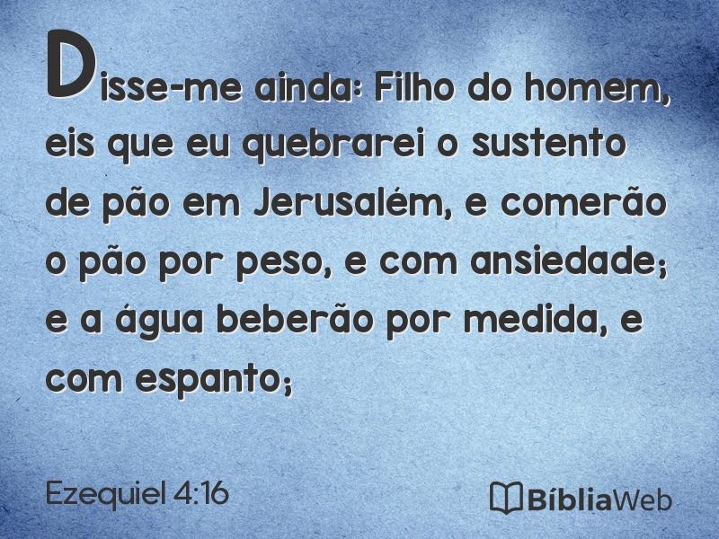 Ezequiel 4:16 em imagem para compartilhar