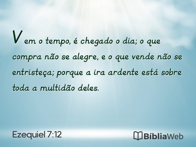 Ezequiel 7:12 em imagem para compartilhar