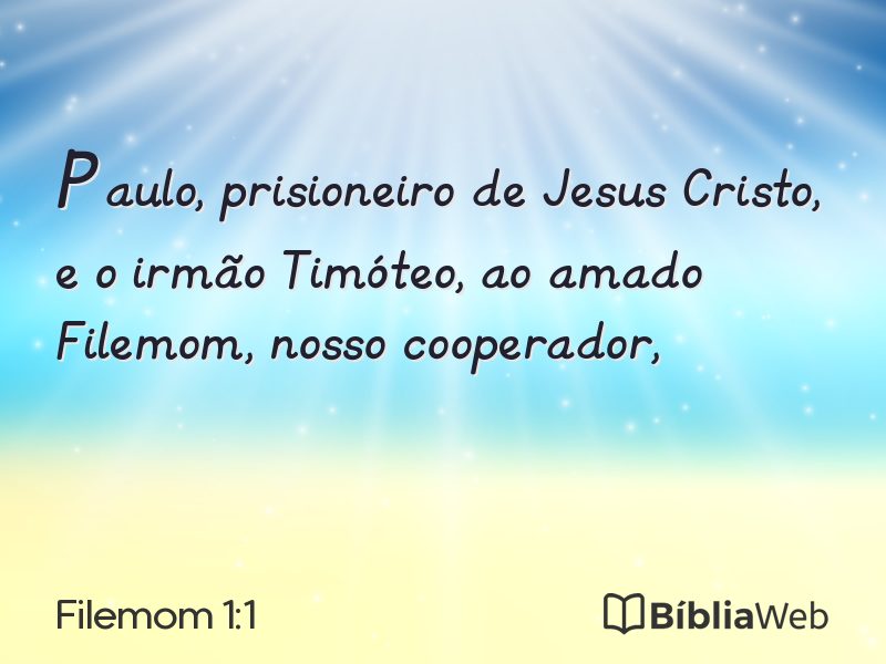Filemom 1:1 em imagem para compartilhar