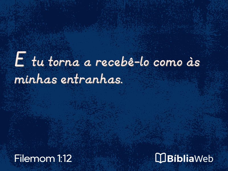 Filemom 1:12 em imagem para compartilhar