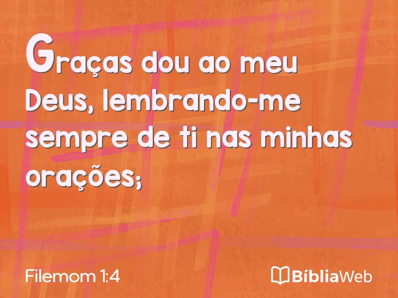 Filemom 1:4 em imagem para compartilhar