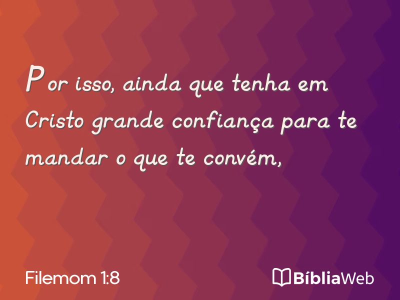Filemom 1:8 em imagem para compartilhar